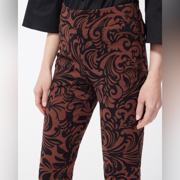 Chico’s Brigitte Scroll Print Ankle Pants - Picture 2 of 14